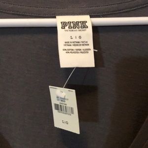 Victoria's Secret Tops - Grey long sleeve LOVE PINK shirt. Large Victoria's Secret Tops - Grey long sleeve LOVE PINK shirt. Large